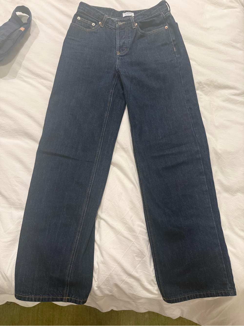 Parke denim classic straight leg jean